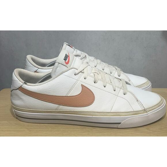 Nike Court Legacy 'White Light Cognac' Mens Sneakers Size 13 CU4150-108 - Picture 1 of 8